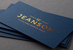 Navy Blue business cards